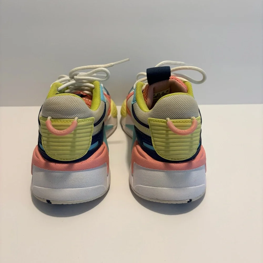 Puma RS-X Core JR Junior White-Dark Denim-Gulf Stream Free - Picture 2 of 11